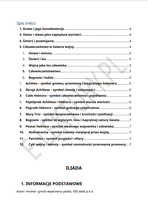 Podgląd Iliada